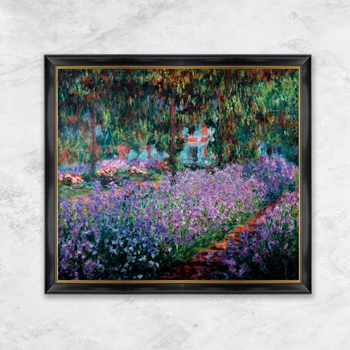 "Blühende Iris in Monets Garten" | Claude Monet