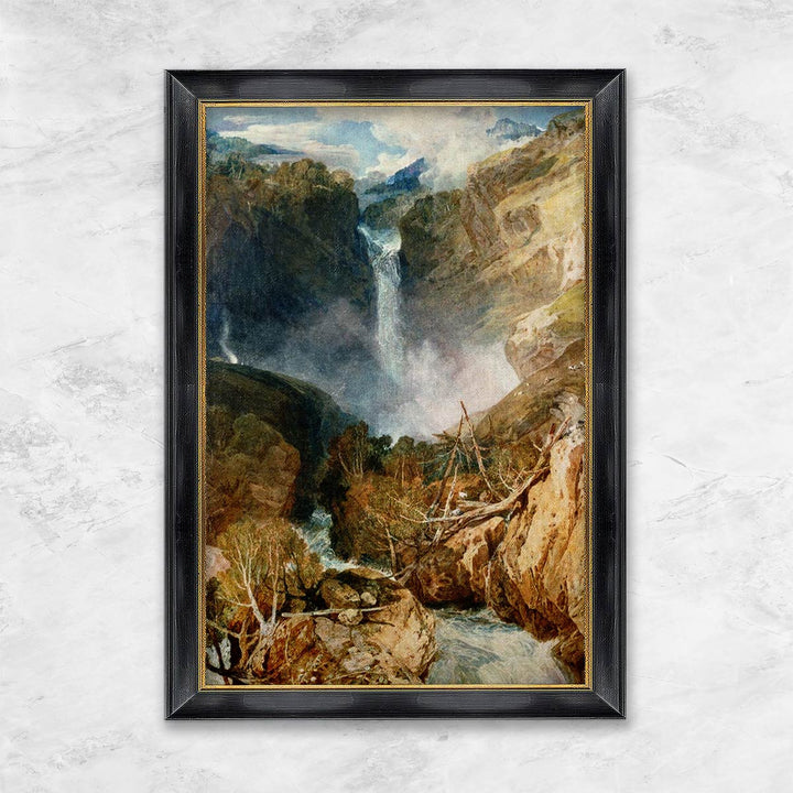 "The Great Falls of the Reichenbach" | William Turner