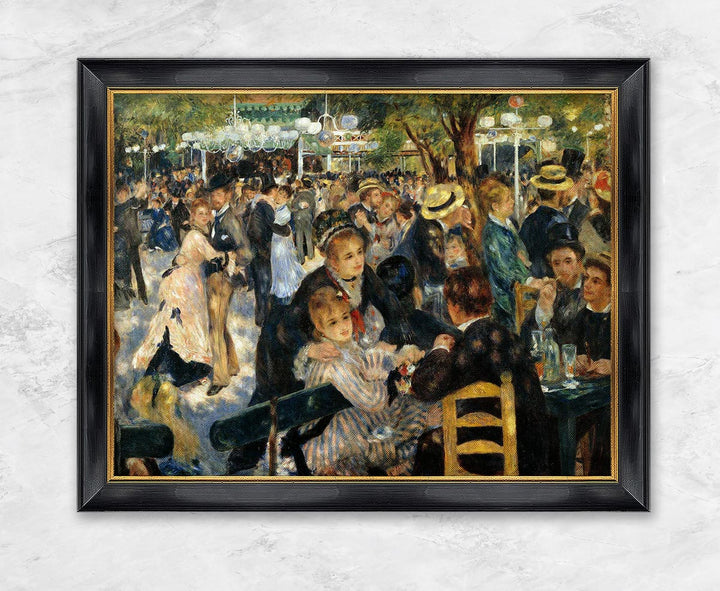 "Ball im Restaurant Moulin de la Galette auf dem Montmartre" | Pierre-Auguste Renoir