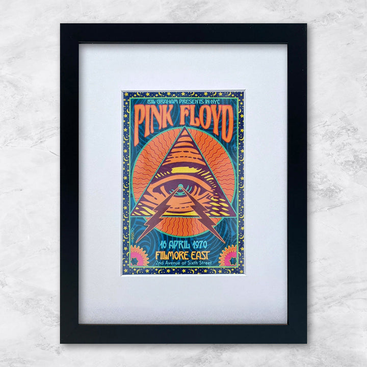 Pink Floyd (Filmore East 1970) | Berühmte Persönlichkeiten Miniprints