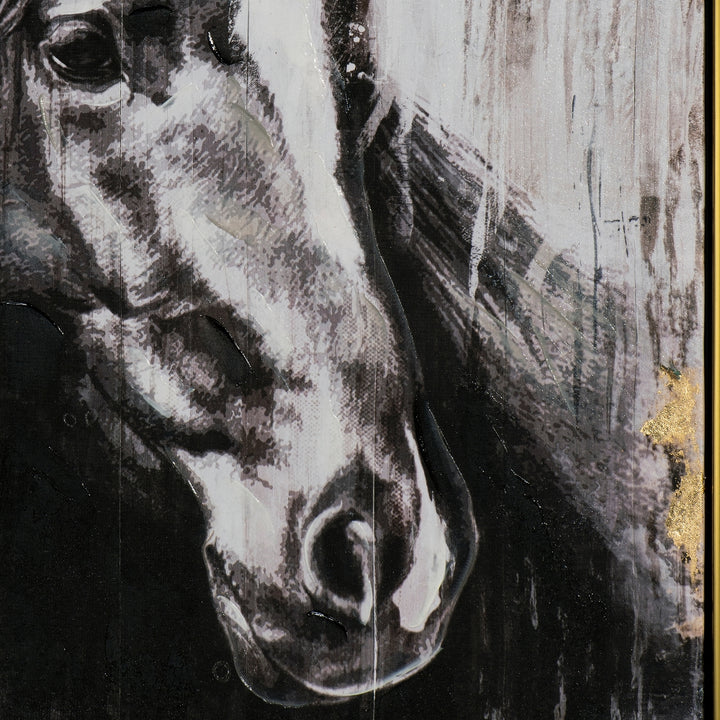Schwarzes Pferd