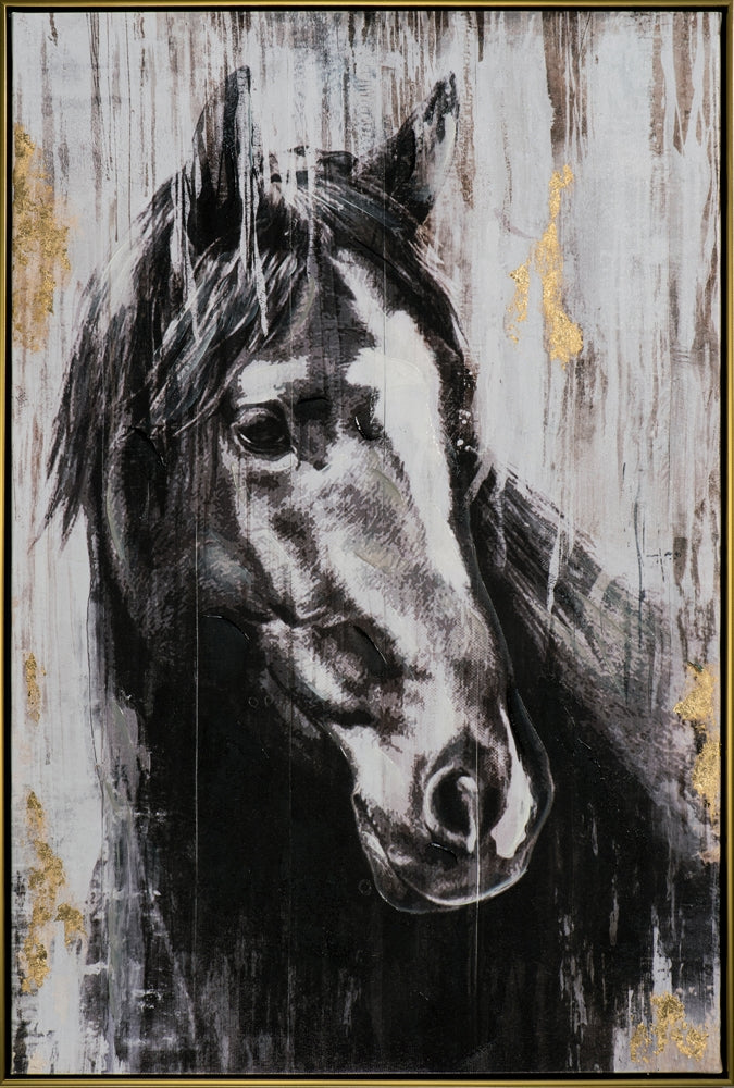 Schwarzes Pferd