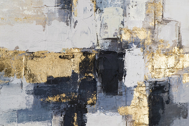 Gold reflektiert Blau