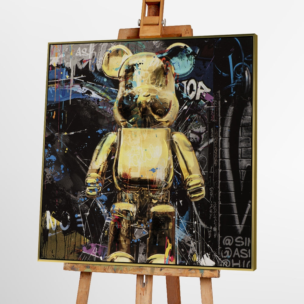 It is a golden bear