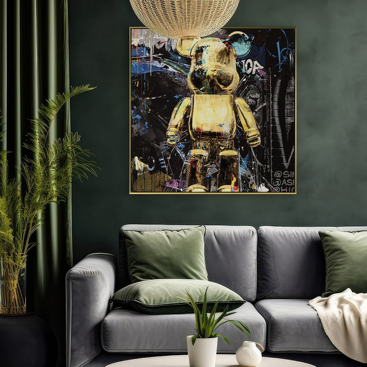 It is a golden bear