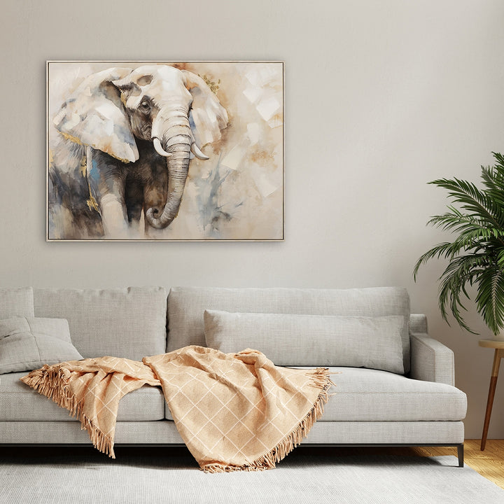 Grey coloured Elephant