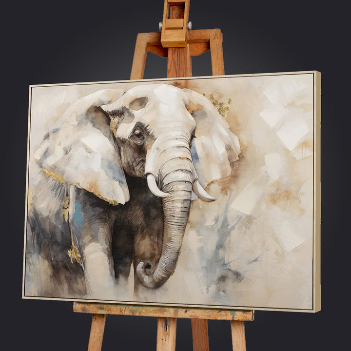 Grey coloured Elephant