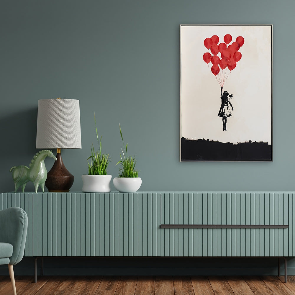 Flying Ballon Girl