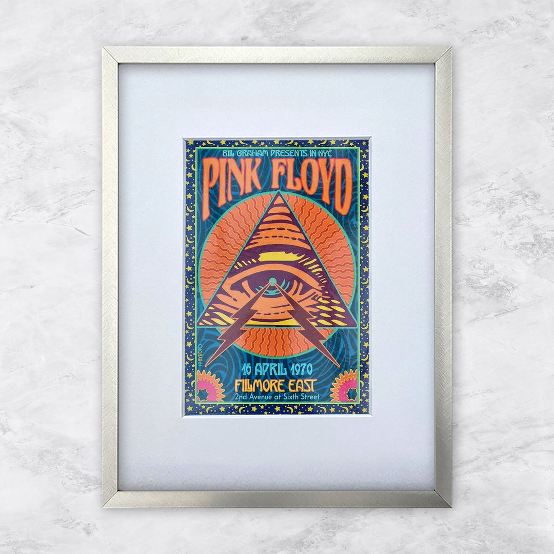 Pink Floyd (Filmore East 1970) | Berühmte Persönlichkeiten Miniprints