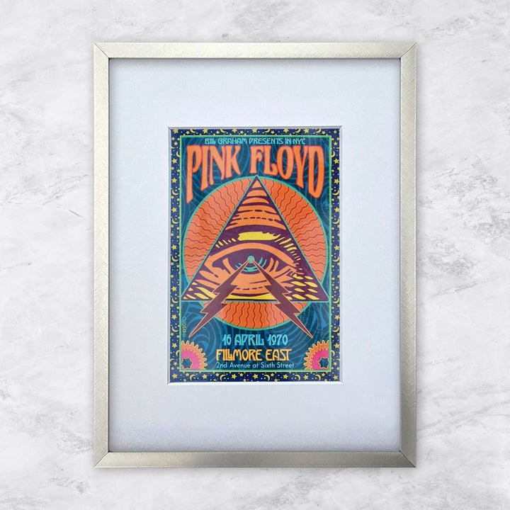 Pink Floyd (Filmore East 1970) | Berühmte Persönlichkeiten Miniprints