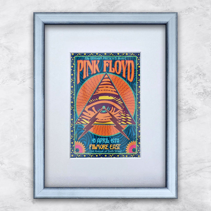 Pink Floyd (Filmore East 1970) | Berühmte Persönlichkeiten Miniprints