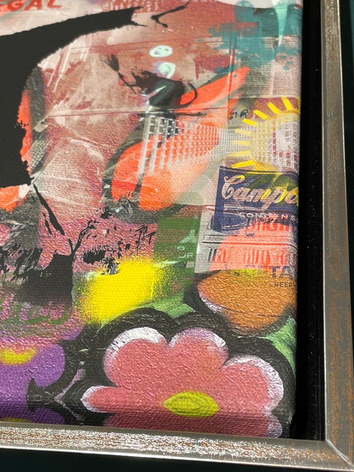 Hommage an Banksy Collage