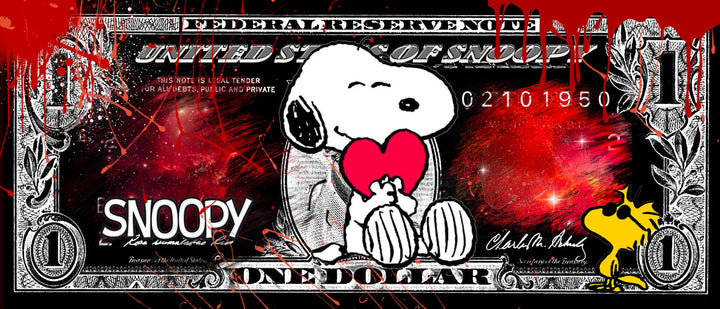 Skyyloft SNOOPY 3.0 DOLLAR – gerahmt