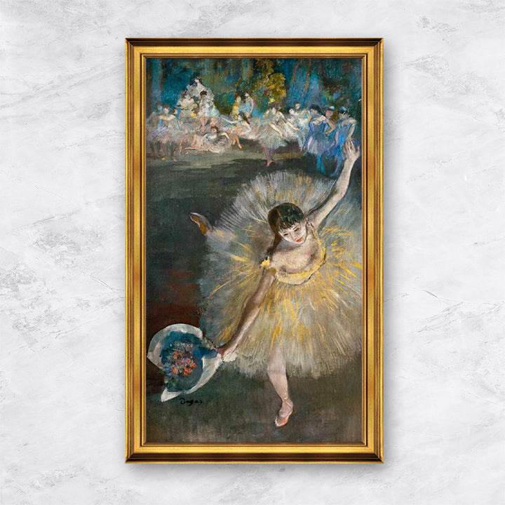 "End of an Arabesque" | Edgar Degas