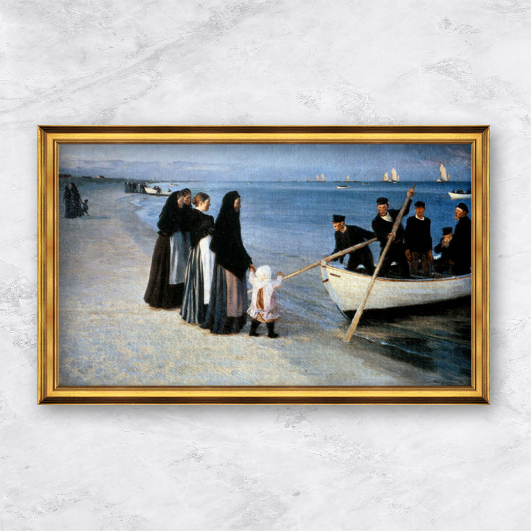 "Ausfahrt der Fischer (Skagen)" | Peder Severin Krøyer