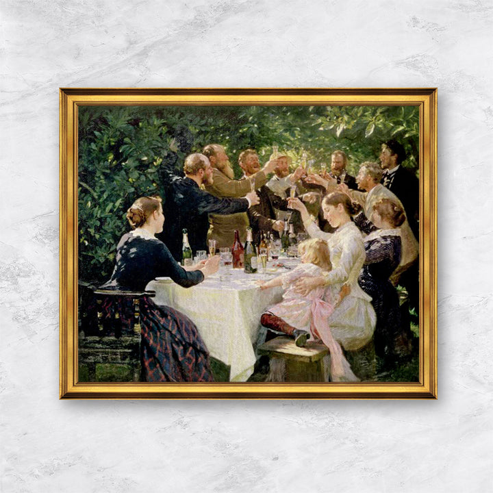 "Künstlerfest bei M. u. A. Ancher" | Peder Severin Krøyer