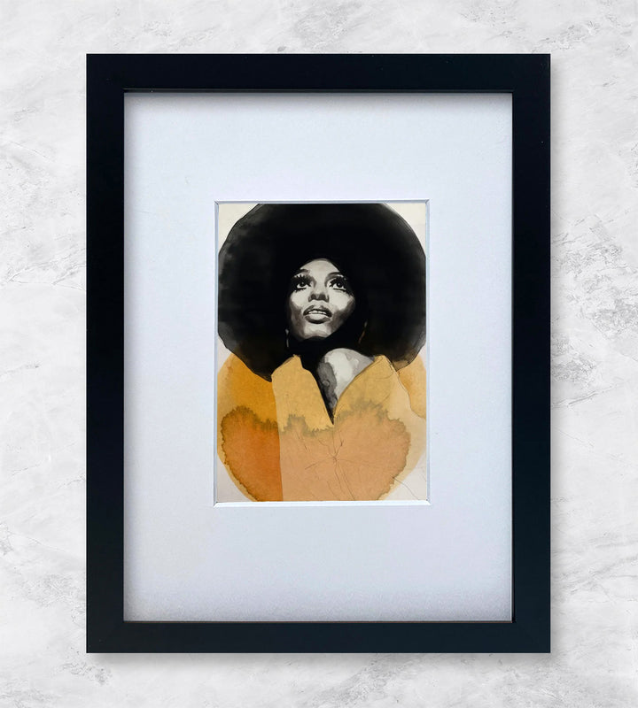 Diana Ross | Berühmte Persönlichkeiten Miniprints