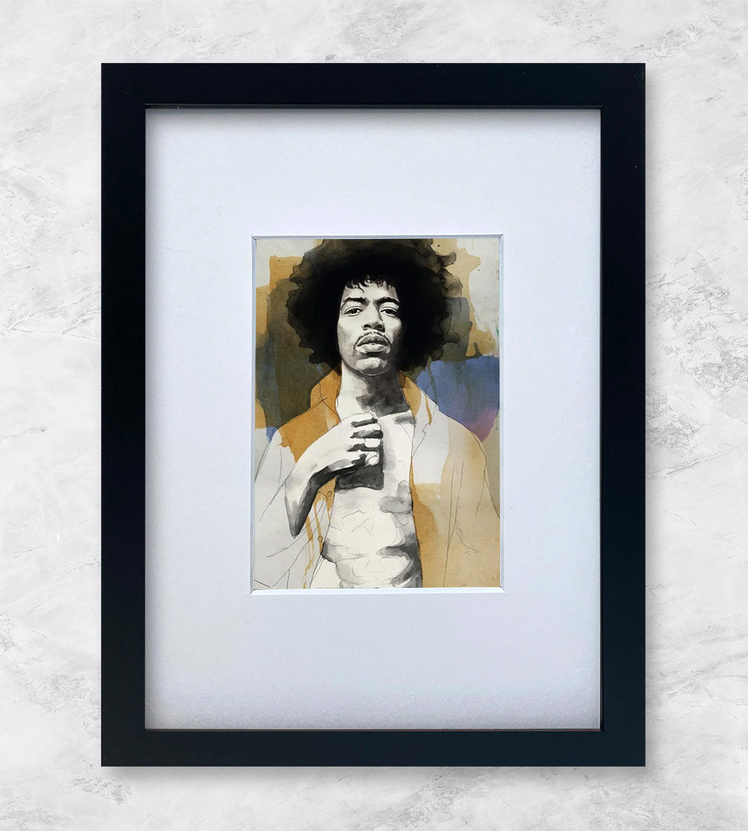 Jimi Hendrix | Berühmte Persönlichkeiten Miniprints