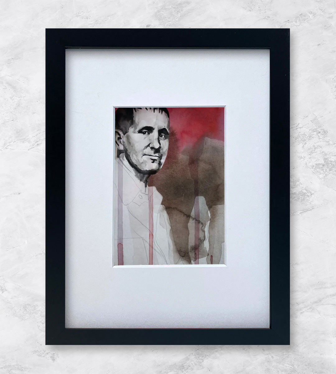 Bertolt Brecht | Berühmte Persönlichkeiten Miniprints