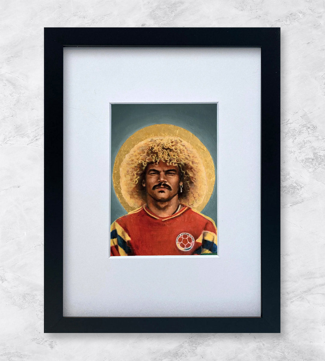 Carlos Valderrama | Berühmte Persönlichkeiten Miniprints