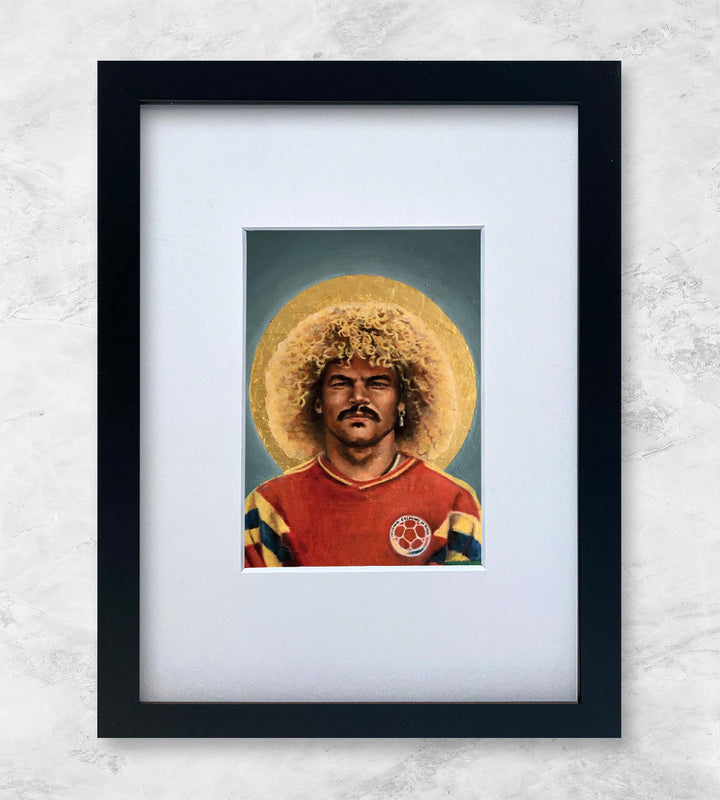 Carlos Valderrama | Berühmte Persönlichkeiten Miniprints