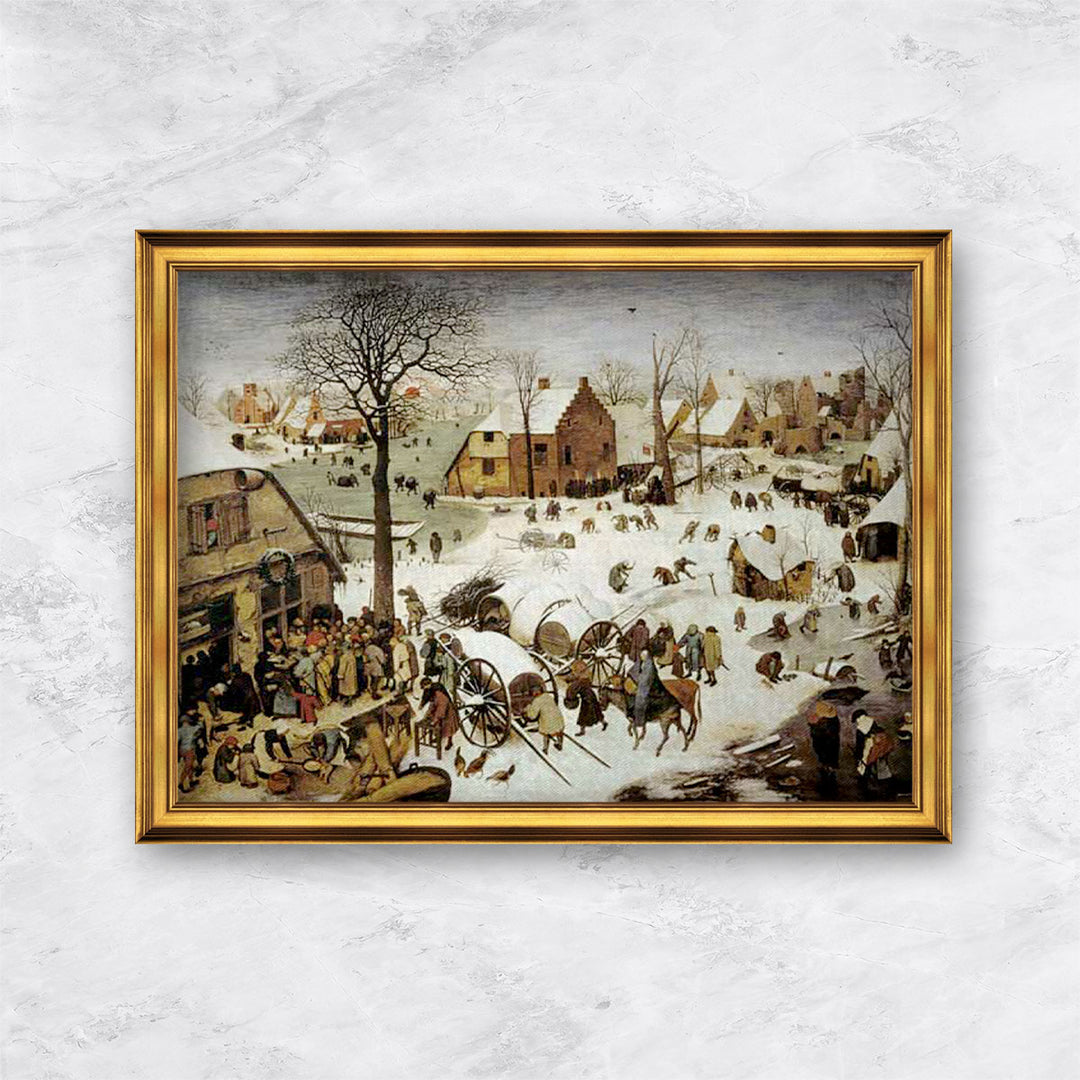 "Volkszählung zu Bethlehem" | Pieter Bruegel d. Ä.