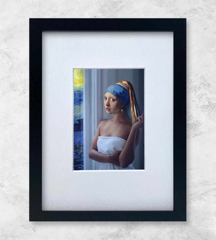 Starry Night Girl | Popkultur Miniprints