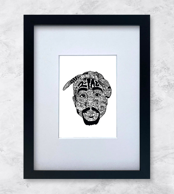 Tupac | Popkultur Miniprints