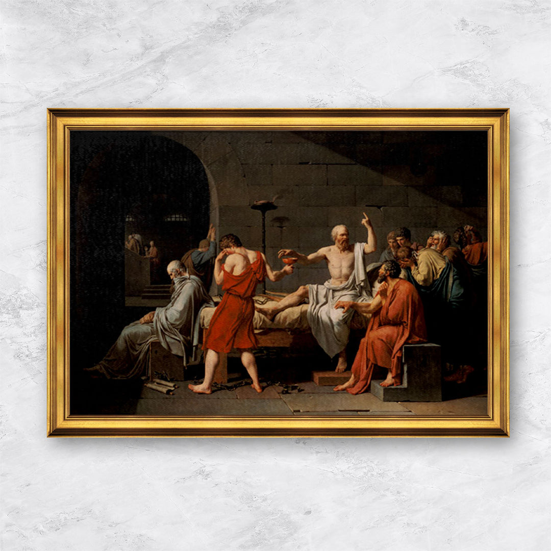 "Der Tod des Sokrates" | Jacques Louis David