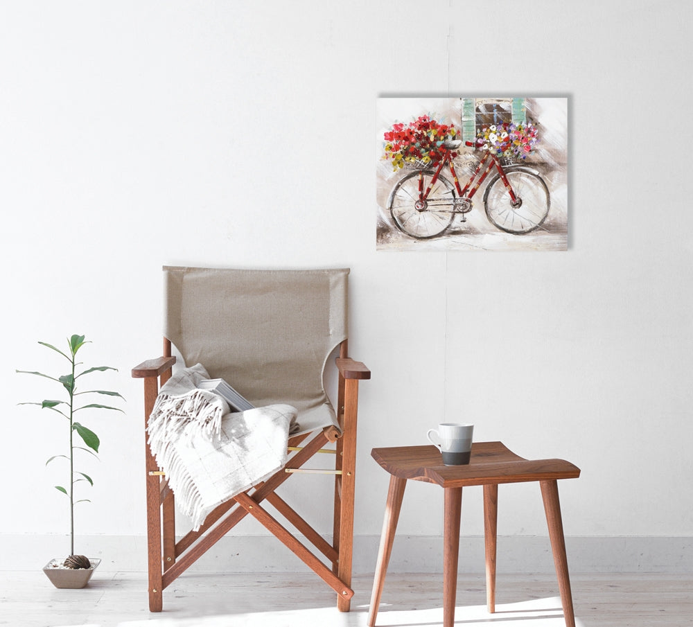 Blumen Fahrrad