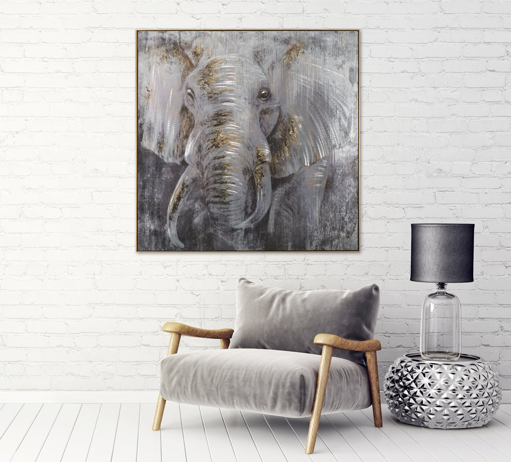 Elefant in silber