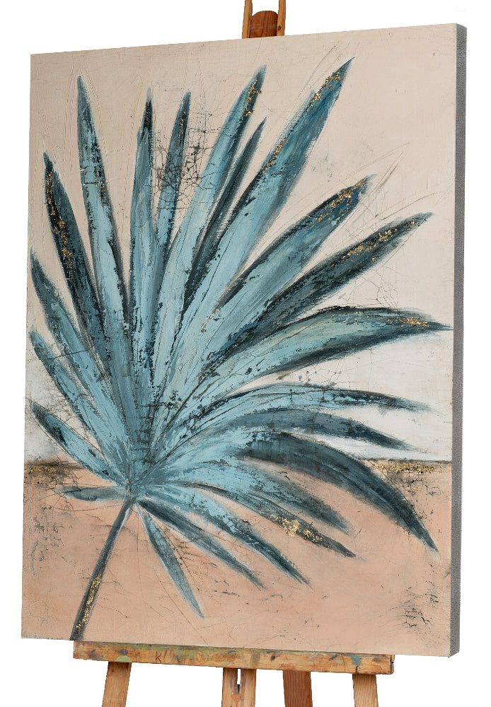 Wehendes Palmblatt