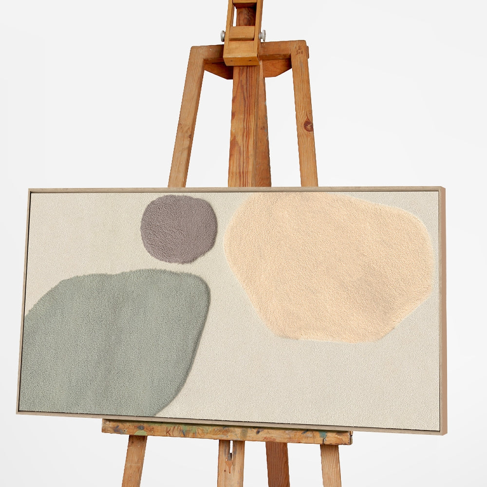 Wandbild Fluffy Moon Fields jade