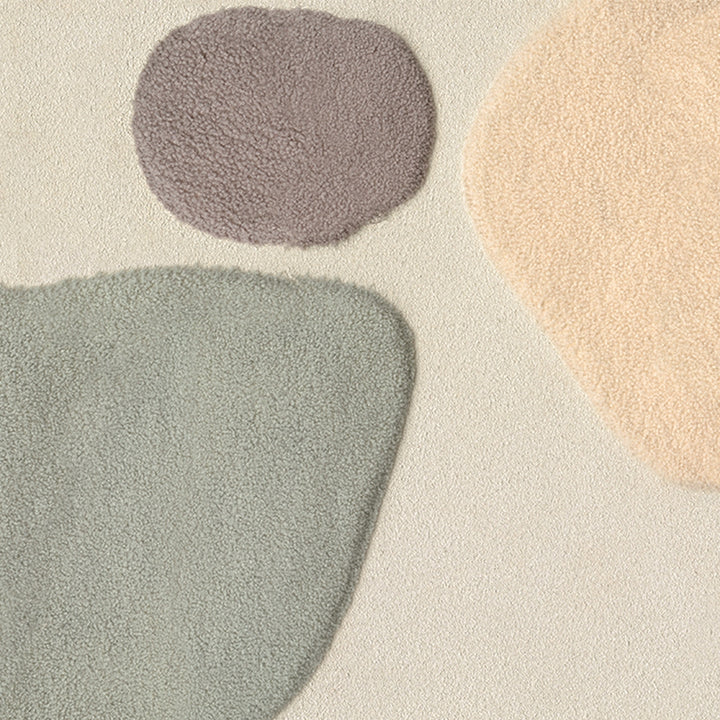 Wandbild Fluffy Moon Fields jade