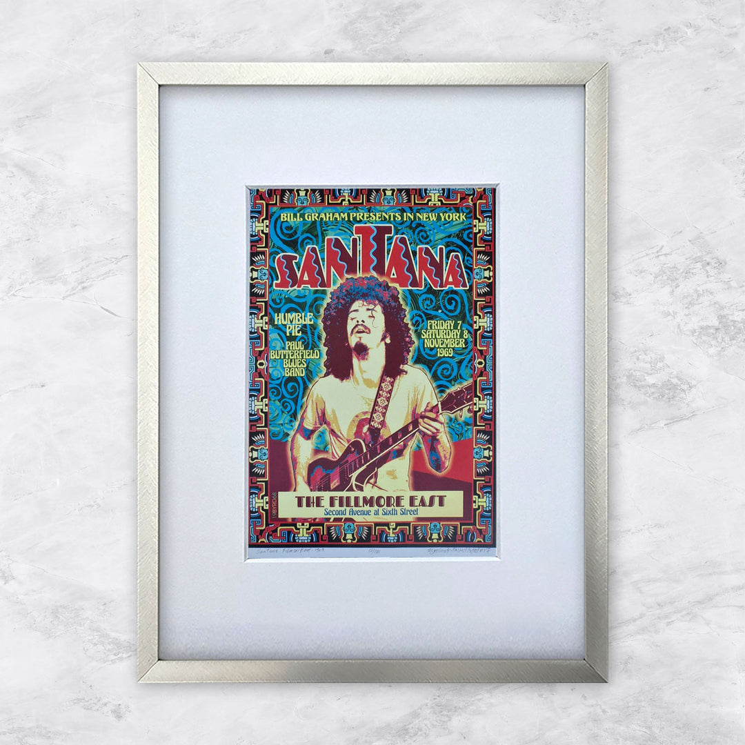 Santana (New York 1969)| Berühmte Persönlichkeiten Miniprints