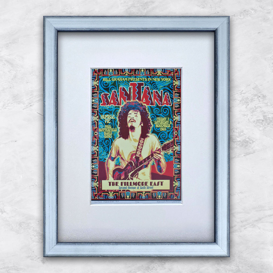 Santana (New York 1969)| Berühmte Persönlichkeiten Miniprints