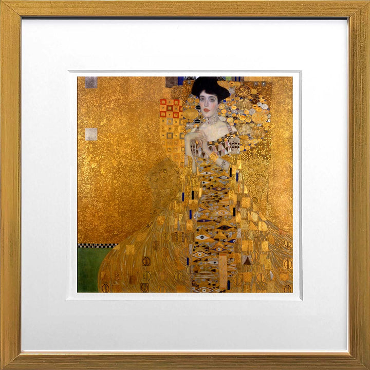 Bildnis Adele Bloch-Bauer (1907) Gustav Klimt | Meisterstücke Miniprint gerahmt
