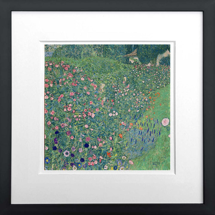 Italienische Gartenlandschaft - Gustav Klimt | Meisterstücke Miniprint gerahmt