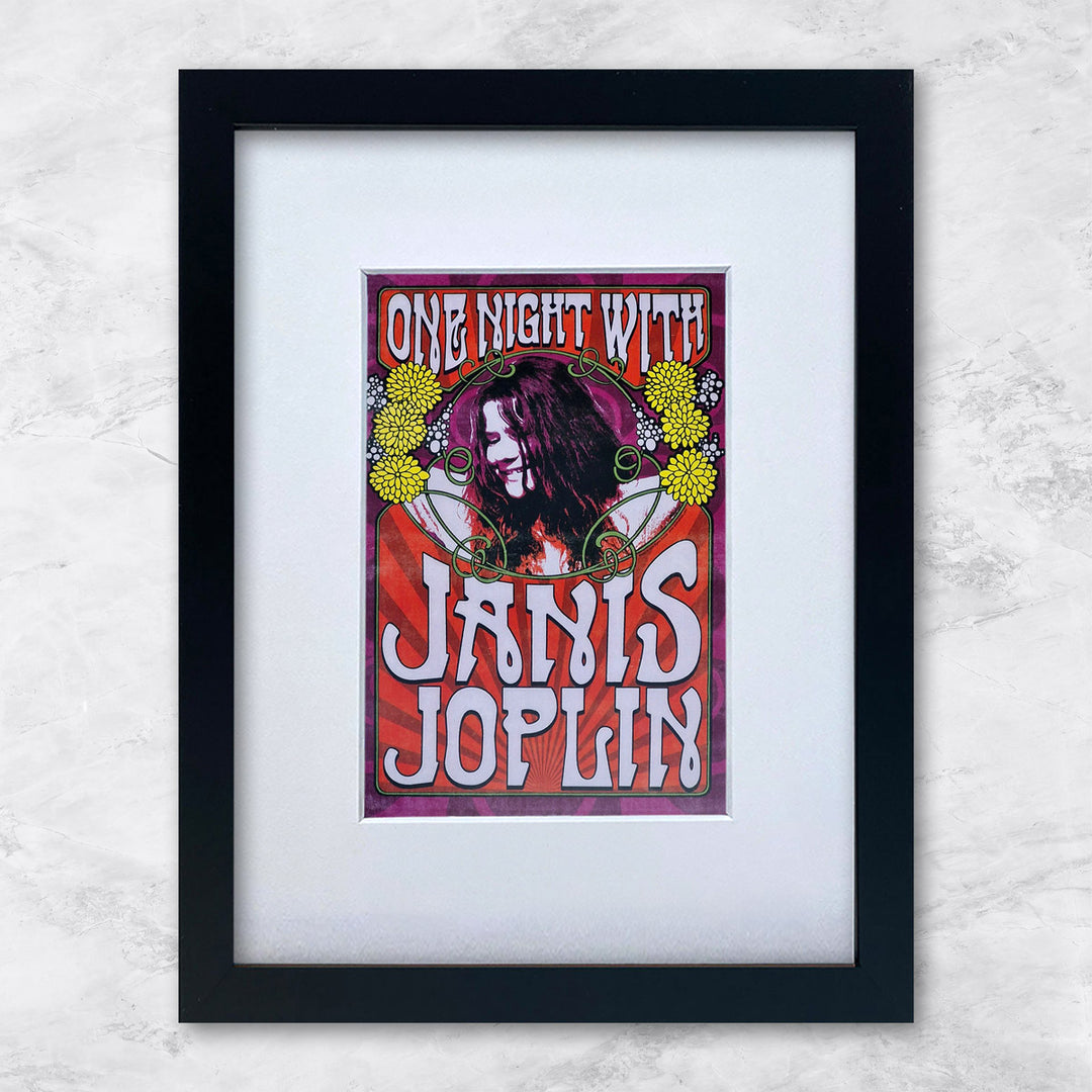 Janis Joplin | Berühmte Persönlichkeiten Miniprints