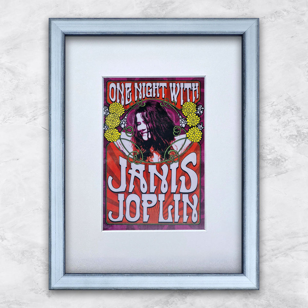 Janis Joplin | Berühmte Persönlichkeiten Miniprints