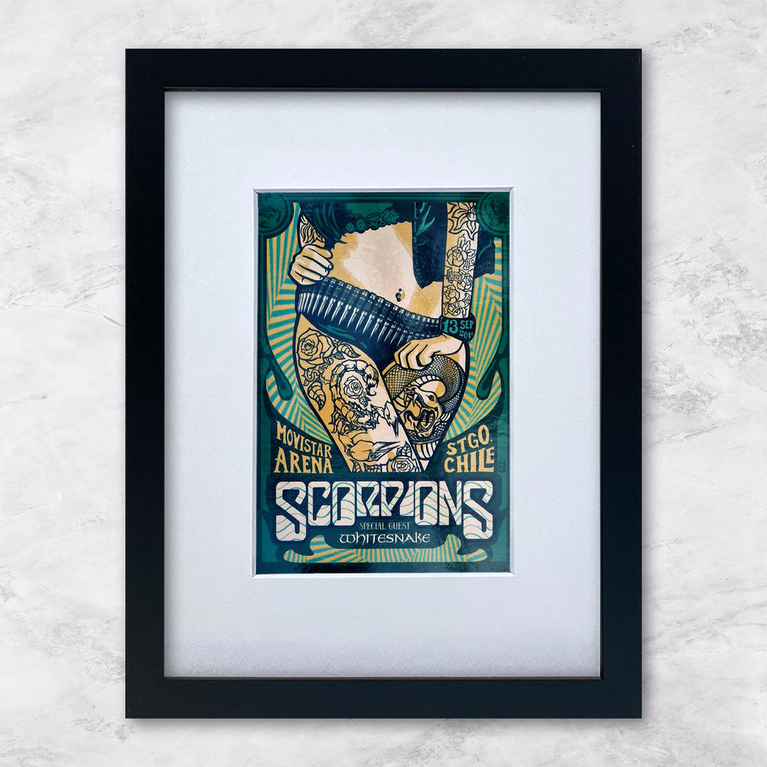 Scorpions (Movistar Arena 13.09.2019) | Berühmte Persönlichkeiten Miniprints