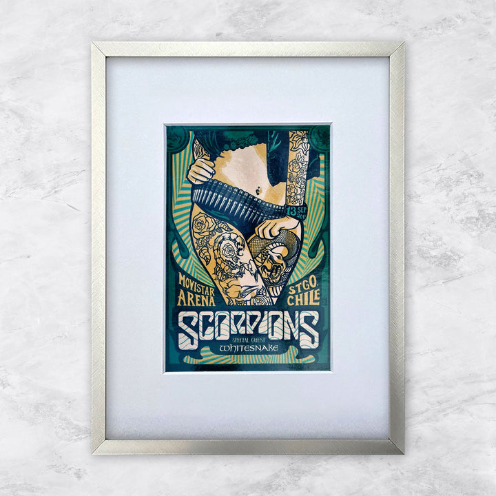 Scorpions (Movistar Arena 13.09.2019) | Berühmte Persönlichkeiten Miniprints