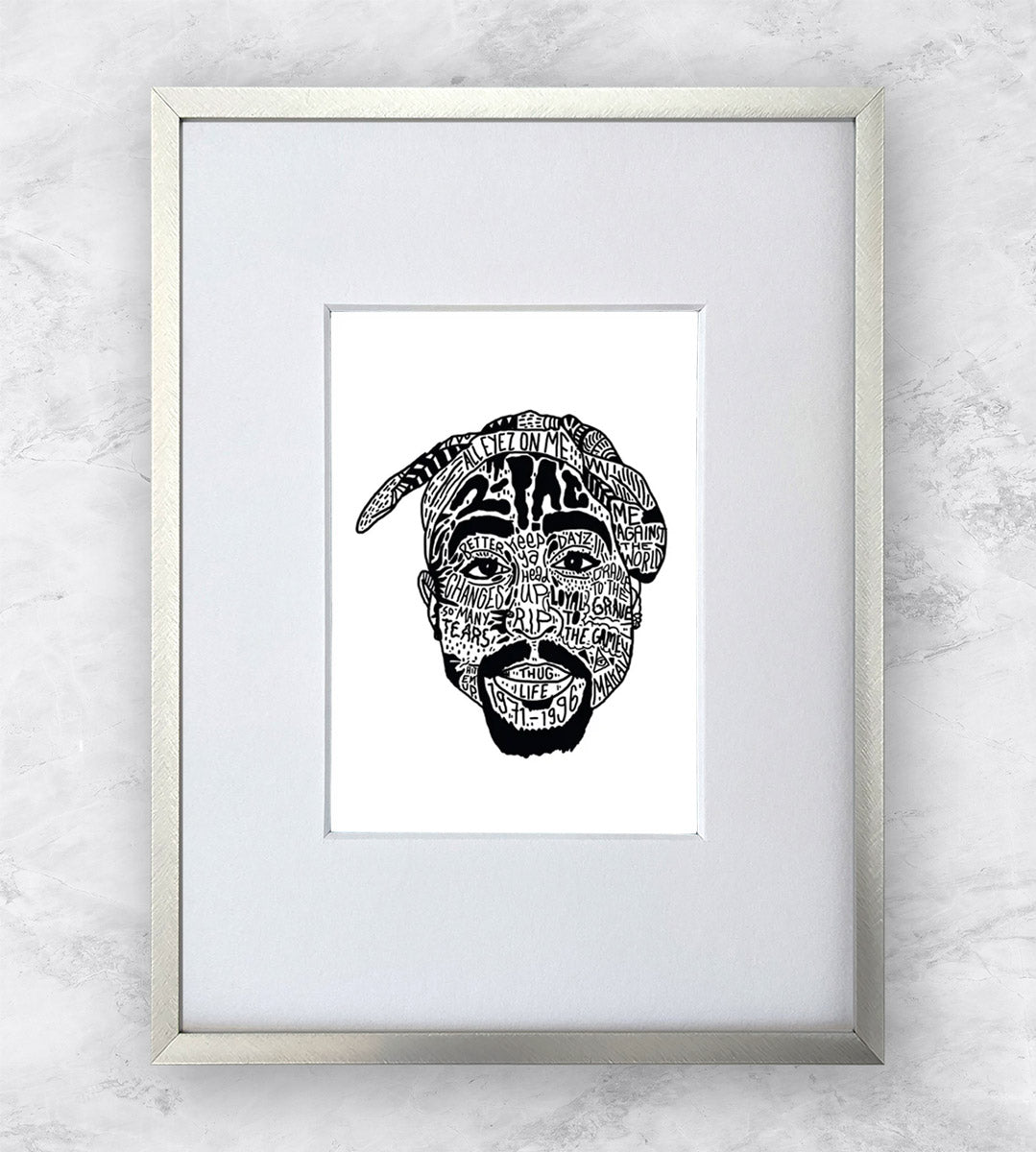 Tupac | Popkultur Miniprints