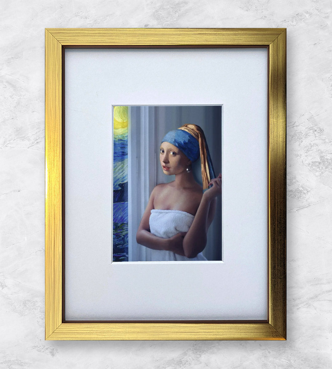 Starry Night Girl | Popkultur Miniprints