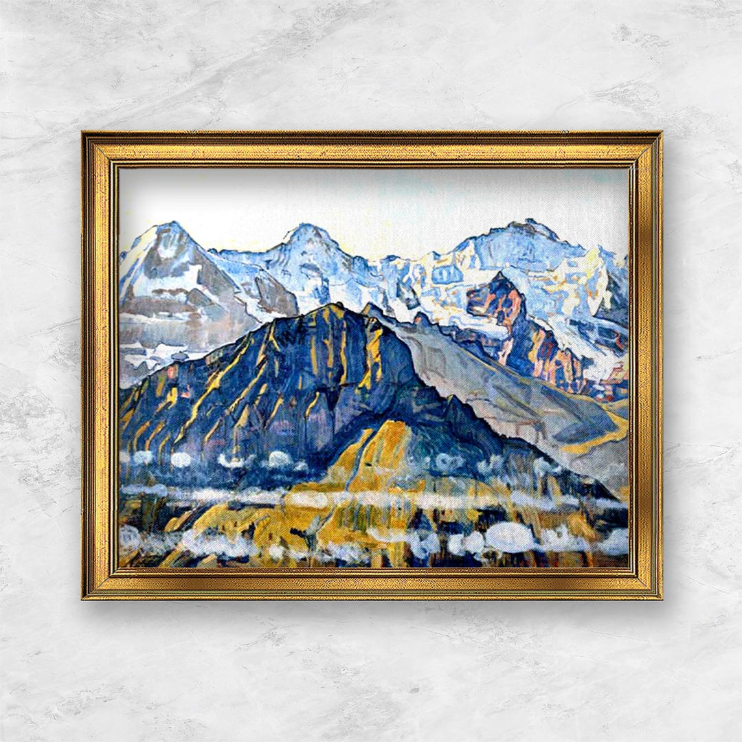 "Eiger, Mönch und Jungfrau in der Sonne" | Ferdinand Hodler