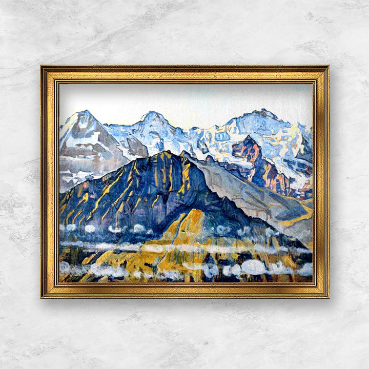 "Eiger, Mönch und Jungfrau in der Sonne" | Ferdinand Hodler