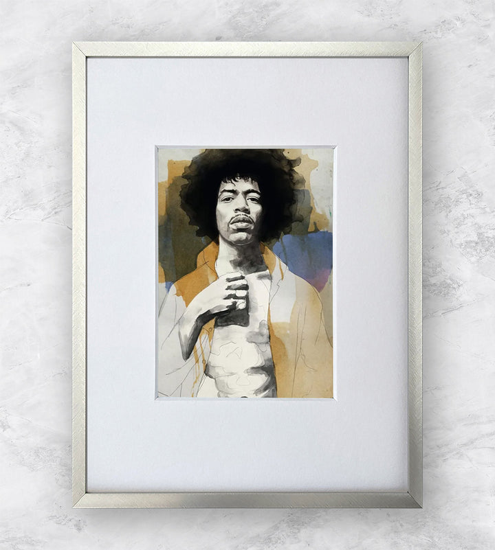 Jimi Hendrix | Berühmte Persönlichkeiten Miniprints