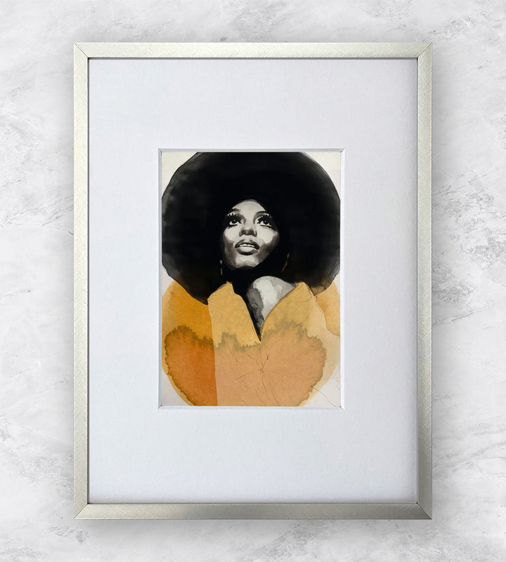 Diana Ross | Berühmte Persönlichkeiten Miniprints