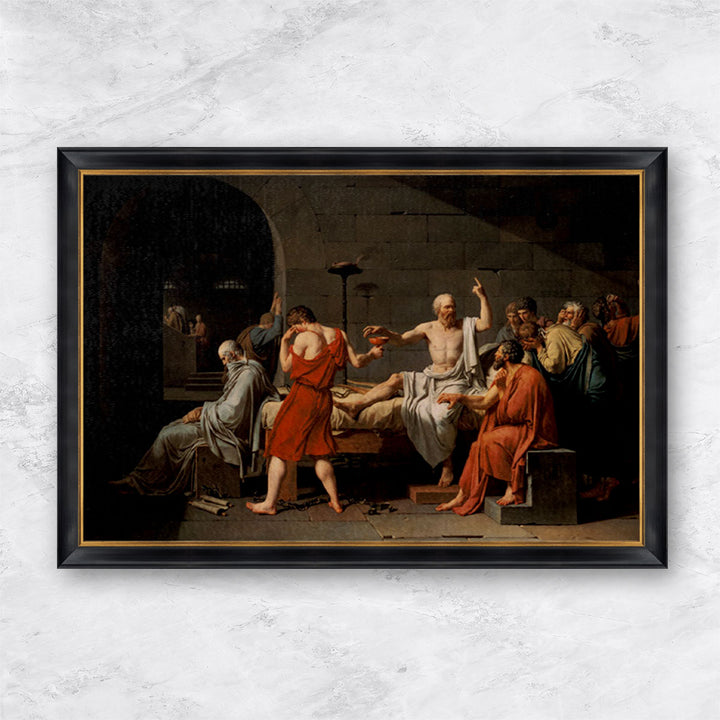 "Der Tod des Sokrates" | Jacques Louis David