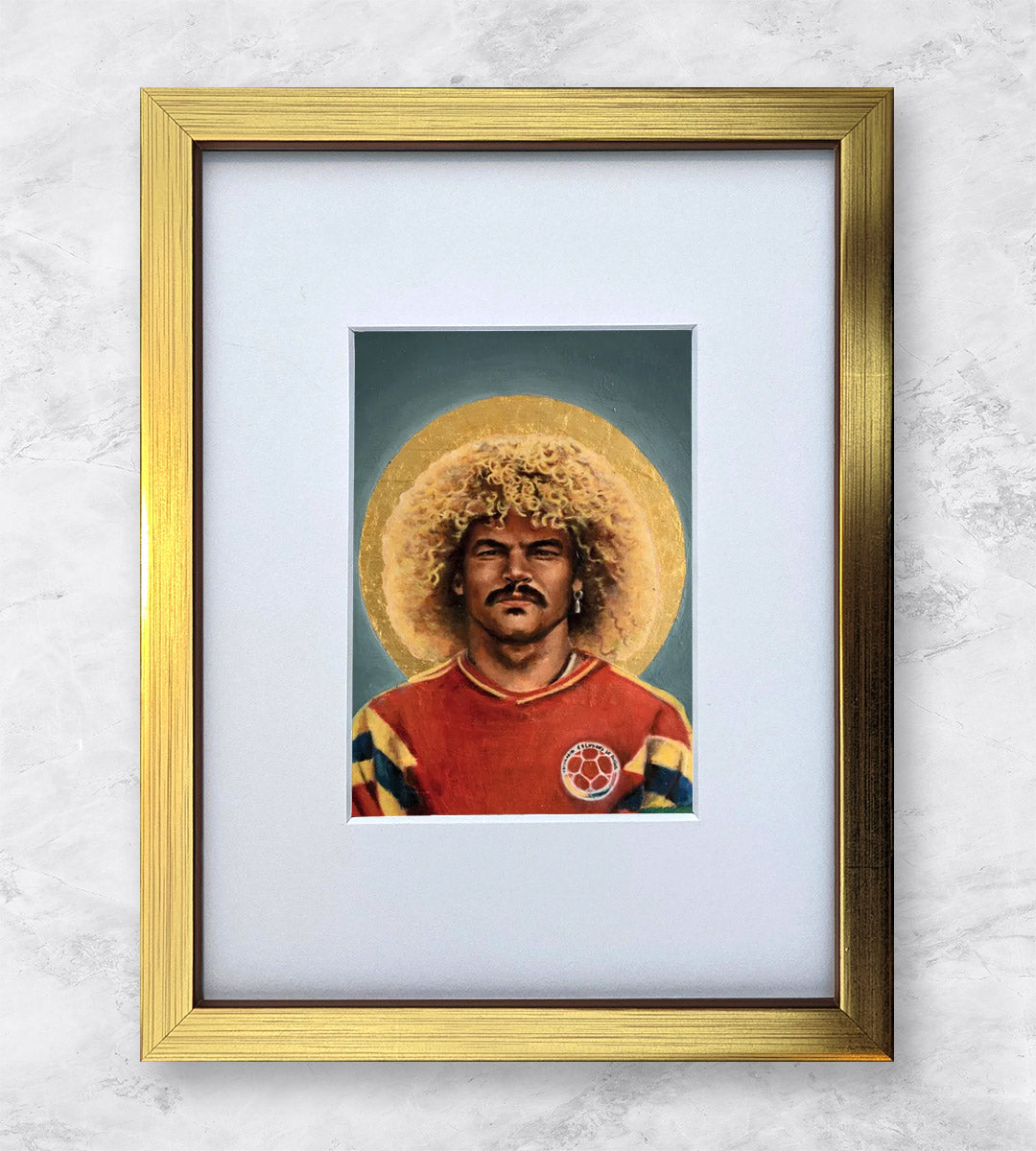 Carlos Valderrama | Berühmte Persönlichkeiten Miniprints